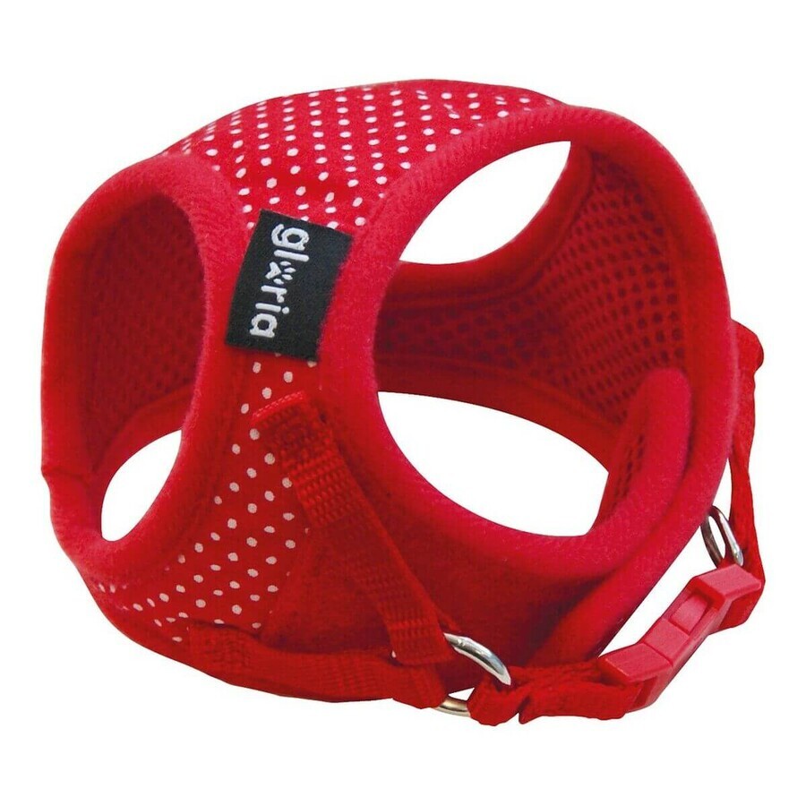 Boutique Harnais pour Chien Gloria Points 27-35 cm Rouge Taille M Harnais pour Chien Gloria Points 27-35 cm Rouge Taille M