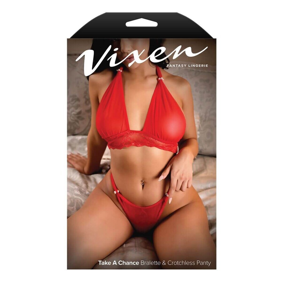 Set intimo Fantasy Lingerie Rosso (Taglia unica)