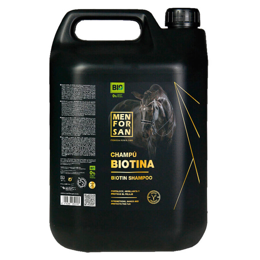 Acquista Shampoo per Cavalli Menforsan 5 L Biotina Shampoo per Cavalli Menforsan 5 L Biotina