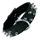 Hondenhalsband Gloria Zwart Spikes (55 cm)
