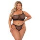 Set di biancheria intima Fantasy Lingerie Nero (taglia Queen)