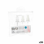 Travel Set Berilo CH56289 White Transparent Plastic (36 Units) Travel Set Berilo CH56289 White Transparent Plastic (36 Units)