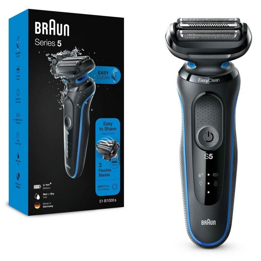 Aparat de Ras Braun 5 51-B1000s Albastru