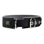 Hondenhalsband Hunter Neoprene Reflect Zwart (54-61 cm)