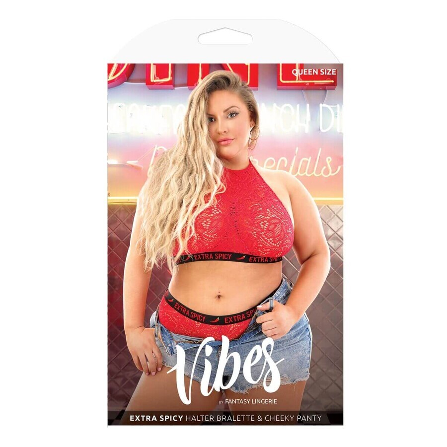 Underwear Set Fantasy Lingerie Red (Queen size) (Queen)