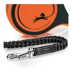 Correa para perro Flexi XTREME 5 m Naranja Talla S