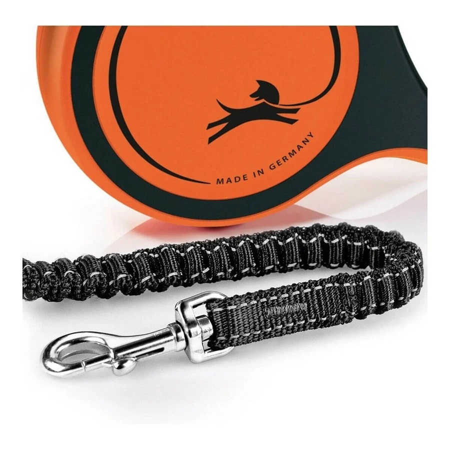 Correa para perro Flexi XTREME 5 m Naranja Talla S