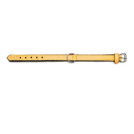 Hondenhalsband Gloria Gestoffeerd Geel (30 cm) (30 x 1,5 cm)