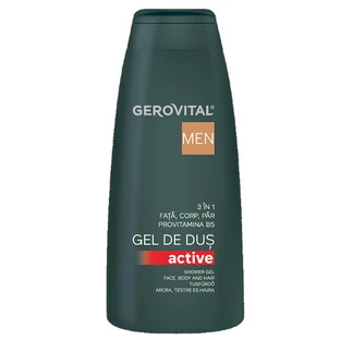 Gerovital Men 3 in 1 Aktiv-Duschgel, 400 ml