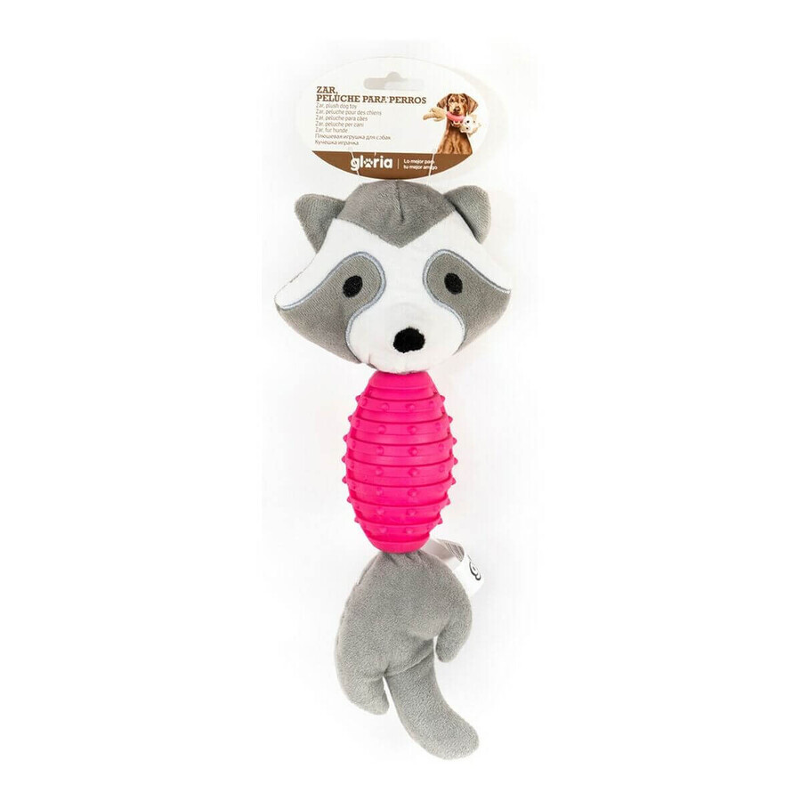 Kauwspeelgoed voor honden Gloria Zar met geluid Polyester EVA-rubber Polypropyleen Wasbeer Kauwspeelgoed voor honden Gloria Zar met geluid Polyester EVA-rubber Polypropyleen Wasbeer