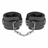 Cuffs S Pleasures Lover's Black Black/Silver
