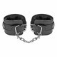Cuffs S Pleasures Lover&#39;s Black Black/Silver