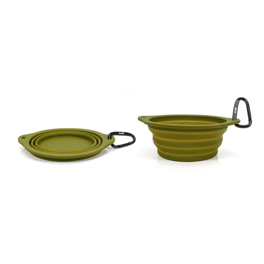 Gamelle Pliable pour Animaux Domestiques Gloria Vert Silicone Aluminium 550 ml Gamelle Pliable pour Animaux Domestiques Gloria Vert Silicone Aluminium 550 ml