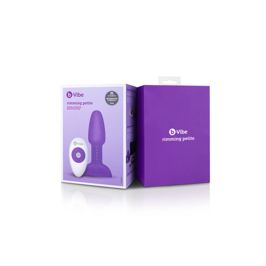 Bouchon anal B-Vibe 93044 Purple