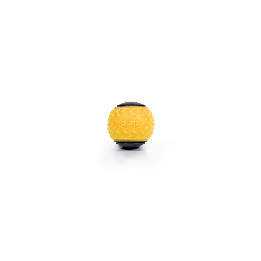Ball für Haustiere Gloria PLAY AND RUN Gelb TPR M 6,35 cm 2 Stück Ball für Haustiere Gloria PLAY AND RUN Gelb TPR M 6,35 cm 2 Stück