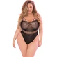 Leotard Pink Lipstick Black L