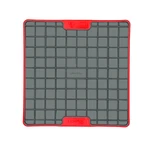Equipamiento para Lickimat Polipropileno TPR Rojo