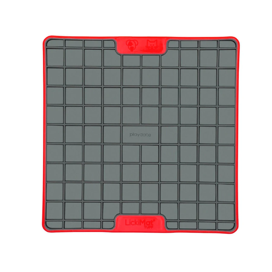 Equipamiento para Lickimat Polipropileno TPR Rojo