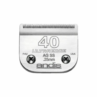 Sustitución de la hoja de afeitar Andis S-40 Perro 0,25 mm