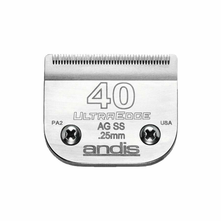 Shop Ersatzklinge für Rasierer Andis S-40 Hund 0,25 mm Ersatzklinge für Rasierer Andis S-40 Hund 0,25 mm