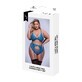 Underwear Set Baci Lingerie Garter &amp; Panty Blue (Queen)