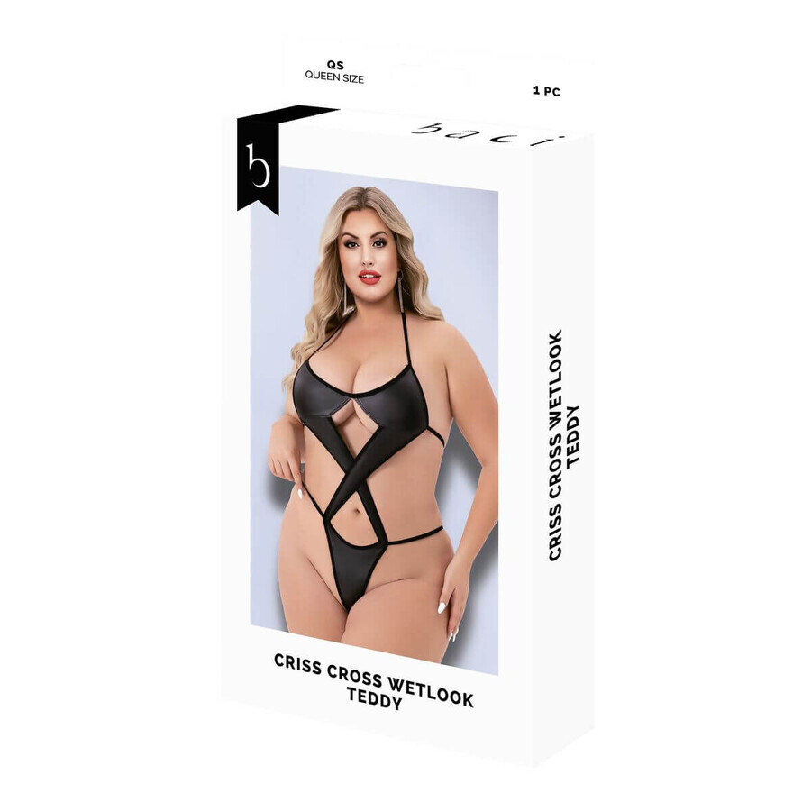 Baci Lingerie Black Queen Leotard