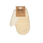 Bath Mitten Berilo B7083-10 White Beige (24 Units) Bath Mitten Berilo B7083-10 White Beige (24 Units)
