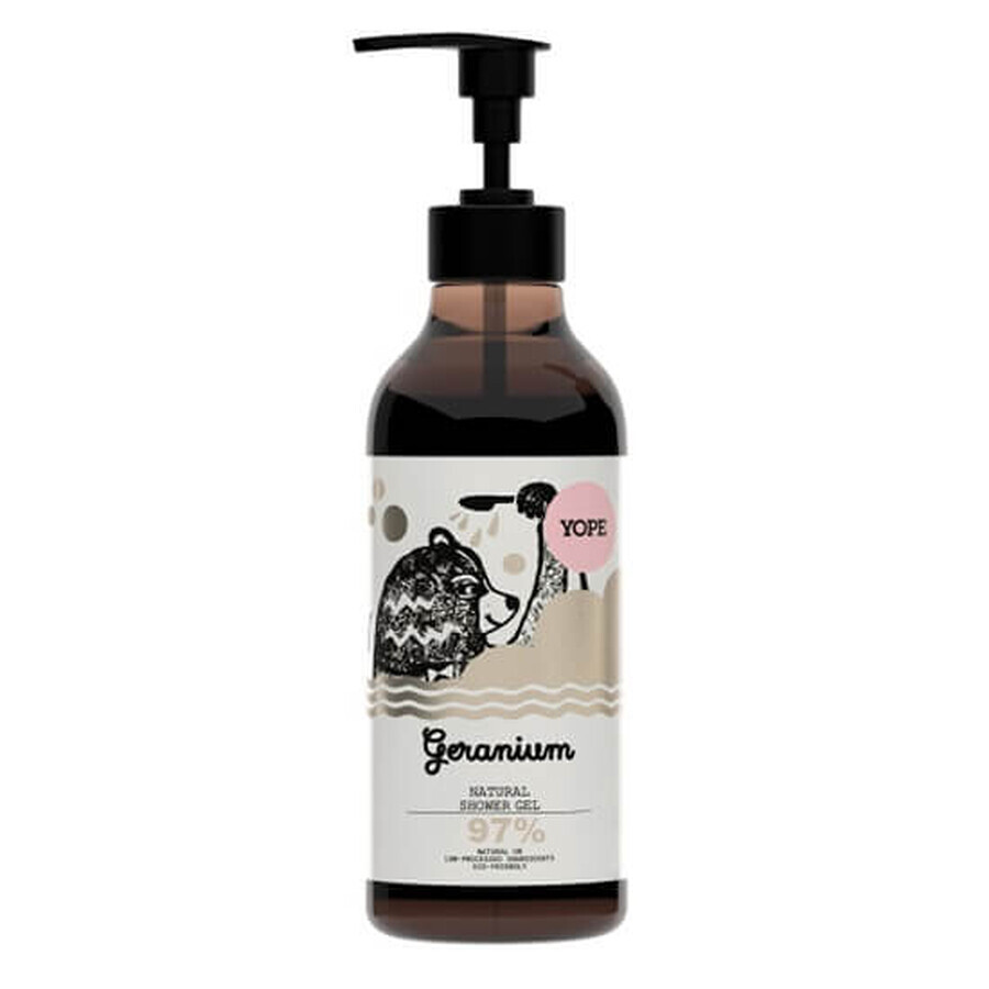 Cumpără Gel de dus natural, geraniu, 400ml, Yope Gel de dus natural, geraniu, 400ml, Yope