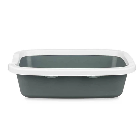 Arena para gatos Mascow 87954 Plástico Blanco Antracita 25 x 11 x 2 cm (11 Unidades)