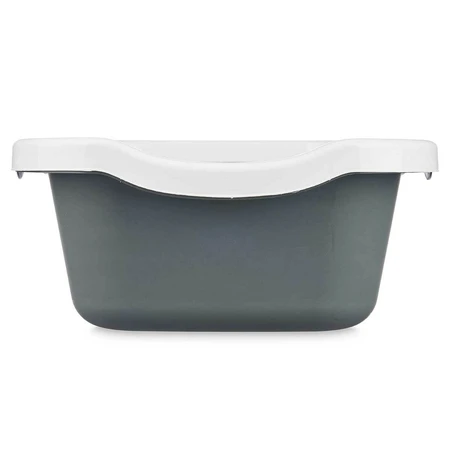 Arena para gatos Mascow 87954 Plástico Blanco Antracita 25 x 11 x 2 cm (11 Unidades)