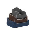 Pat pentru animale de companie DKD Home Decor Albastru Maro Gri 72 x 61 x 34 cm Pat pentru animale de companie DKD Home Decor Albastru Maro Gri 72 x 61 x 34 cm