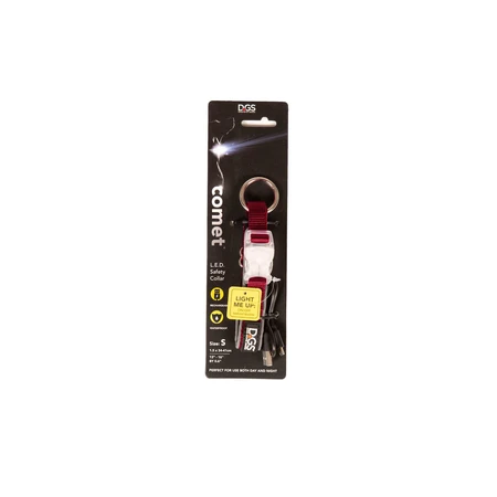Dog collar Dog Gone Smart Red 20 Light