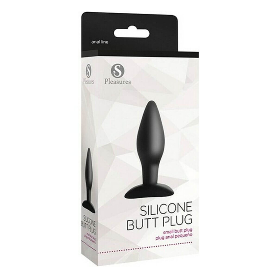 Dop anal S Pleasures negru (Ø 3 cm)