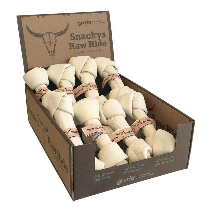 Winkel op Snack voor honden Gloria Rawhide Naakt Kauwbaar 12 Stuks Snack voor honden Gloria Rawhide Naakt Kauwbaar 12 Stuks