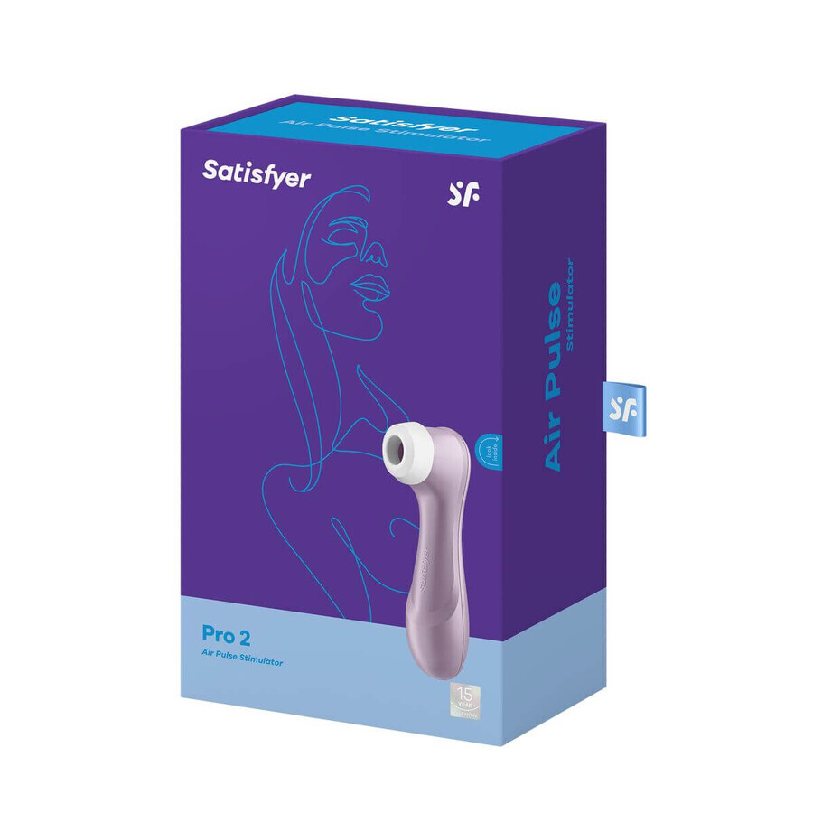 Stimulateur à succion du clitoris Satisfyer Pro 2 Air Pulse Pink