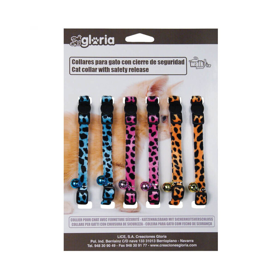 Boutique Collier pour chat Gloria Multicouleur 6 Unités Collier pour chat Gloria Multicouleur 6 Unités