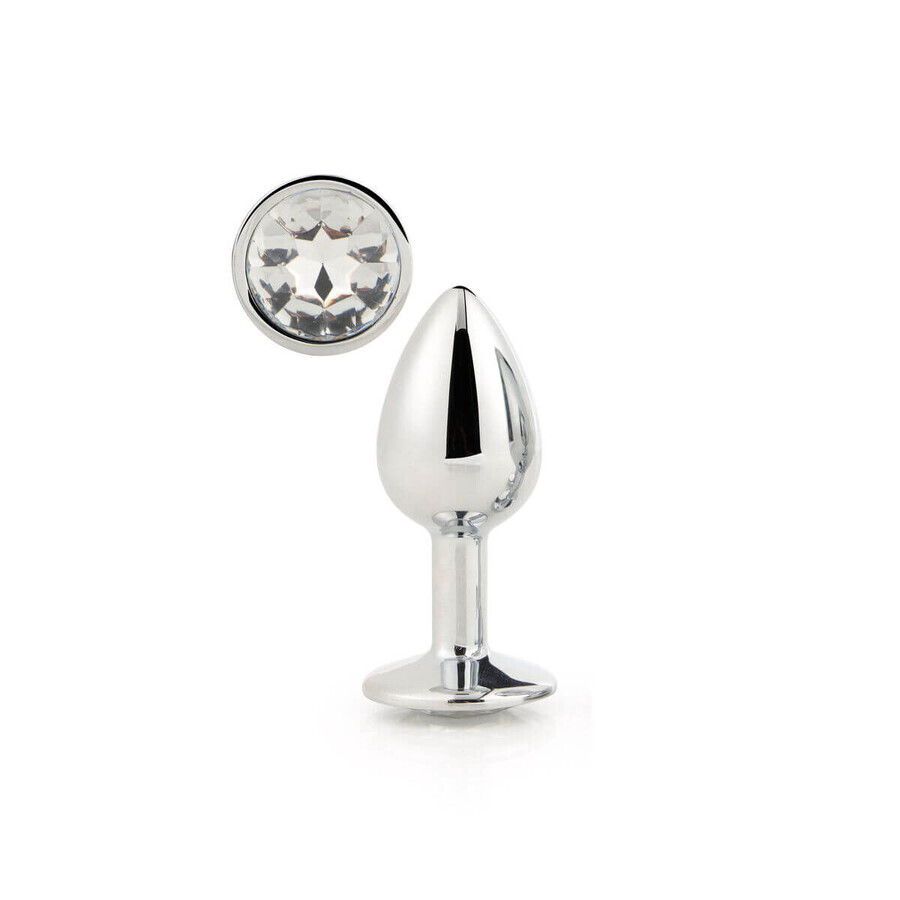 Plug anale Dream Toys Gleaming Love Silver