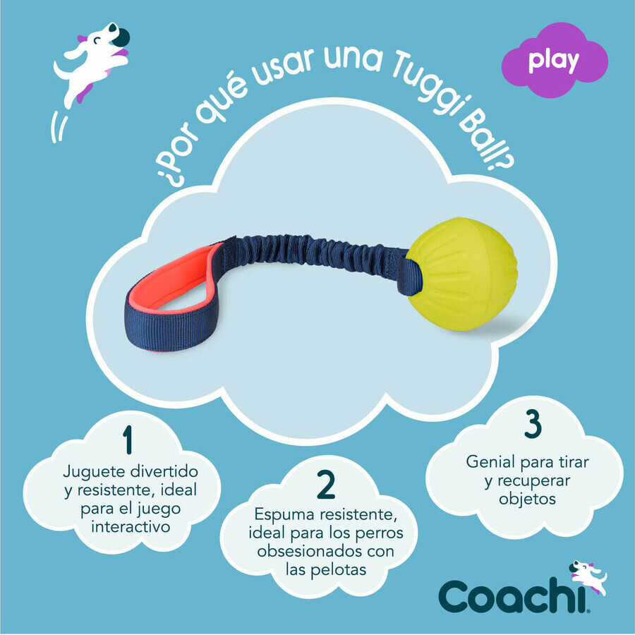 Jouet d'entraînement Coachi TUGGI BALL Bleu Jouet d'entraînement Coachi TUGGI BALL Bleu