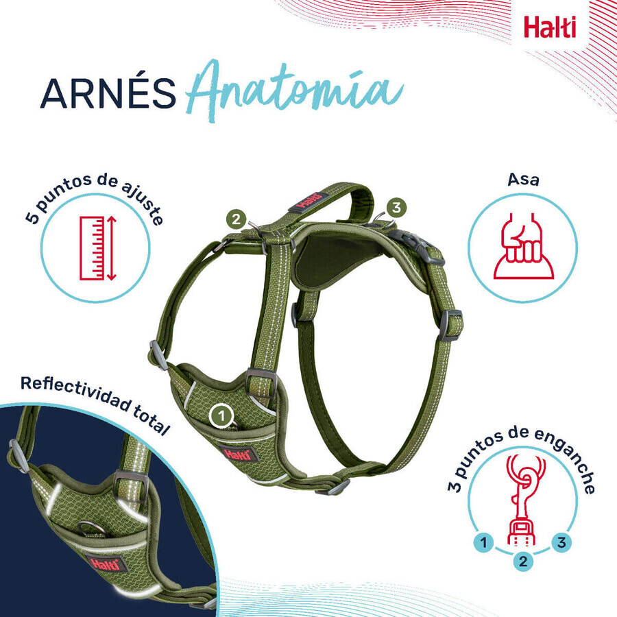Șuncă pentru câini Company of Animals Verde S 28-42 cm
