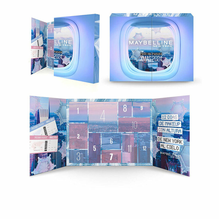 Set da Trucco Maybelline XMAS 2024 Calendario dell'Avvento 12 Pezzi Set da Trucco Maybelline XMAS 2024 Calendario dell'Avvento 12 Pezzi