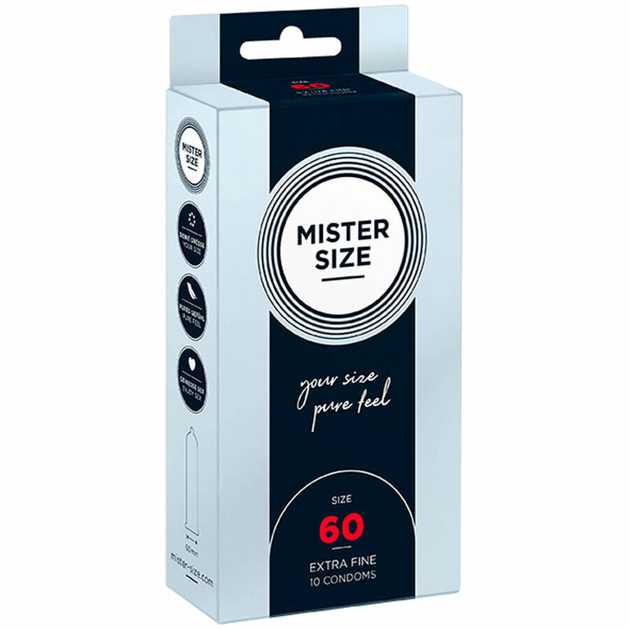 Buy Mister Size Extra-fine Condoms 10 Units (60 mm) Mister Size Extra-fine Condoms 10 Units (60 mm)