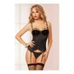 Seven Til Midnight Black Corset