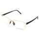 Men&#39; Spectacle frame Porsche P8313-B Golden &#216; 55 mm