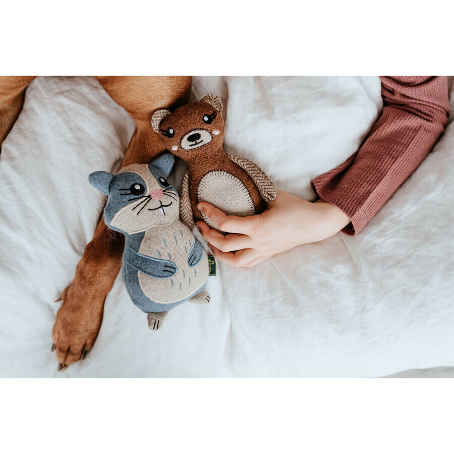Peluche per cani Hunter Marrone 100 % Riciclato Orso Peluche per cani Hunter Marrone 100 % Riciclato Orso