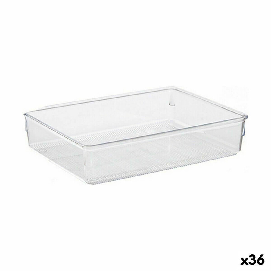 Organizator multifuncțional CH99113-1 Plastic transparent 24 x 5,5 x 15,8 cm Multi-utilizare (36 Unități)