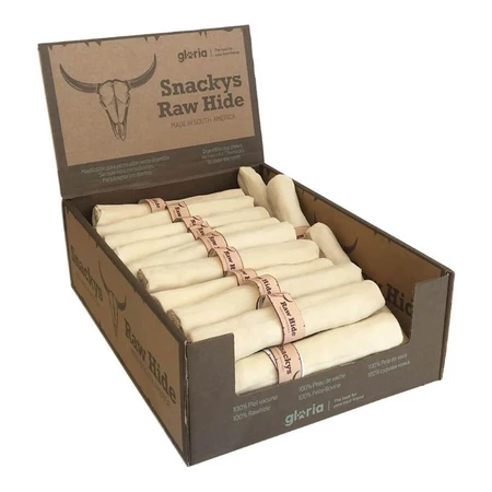 Gloria Rawhide Rollo de 20 cm Golosinas Masticables 30 Unidades