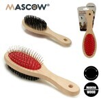 Brosse pour Chiens Mascow AR1807082 Marron Noir Rouge 7 x 22,5 x 5 cm (12 Unités)