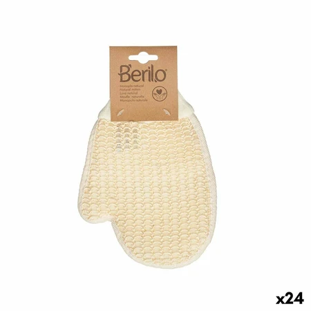 Mănușă de baie Berilo B7083-12 Alb Bej (24 Unități)