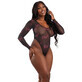 Leotard Fantasy Lingerie Black Queen size