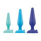Gplug Small Neon Rose B-Vibe Blue (10 cm) (12 cm)